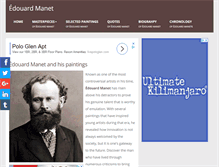 Tablet Screenshot of manet.org